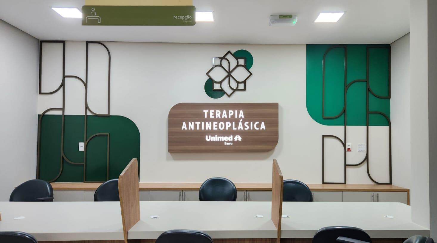 foto do setor de terapia antineoplásica