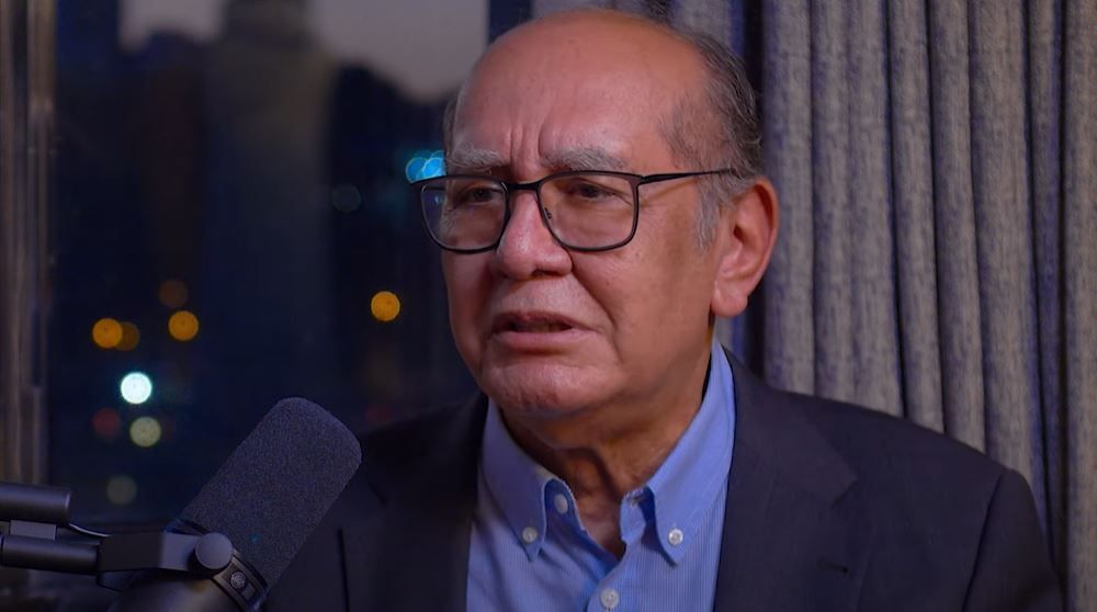 Ministro Gilmar Mendes, do STF, em entrevista ao "EsferaCast"  • Reprodução/YouTube